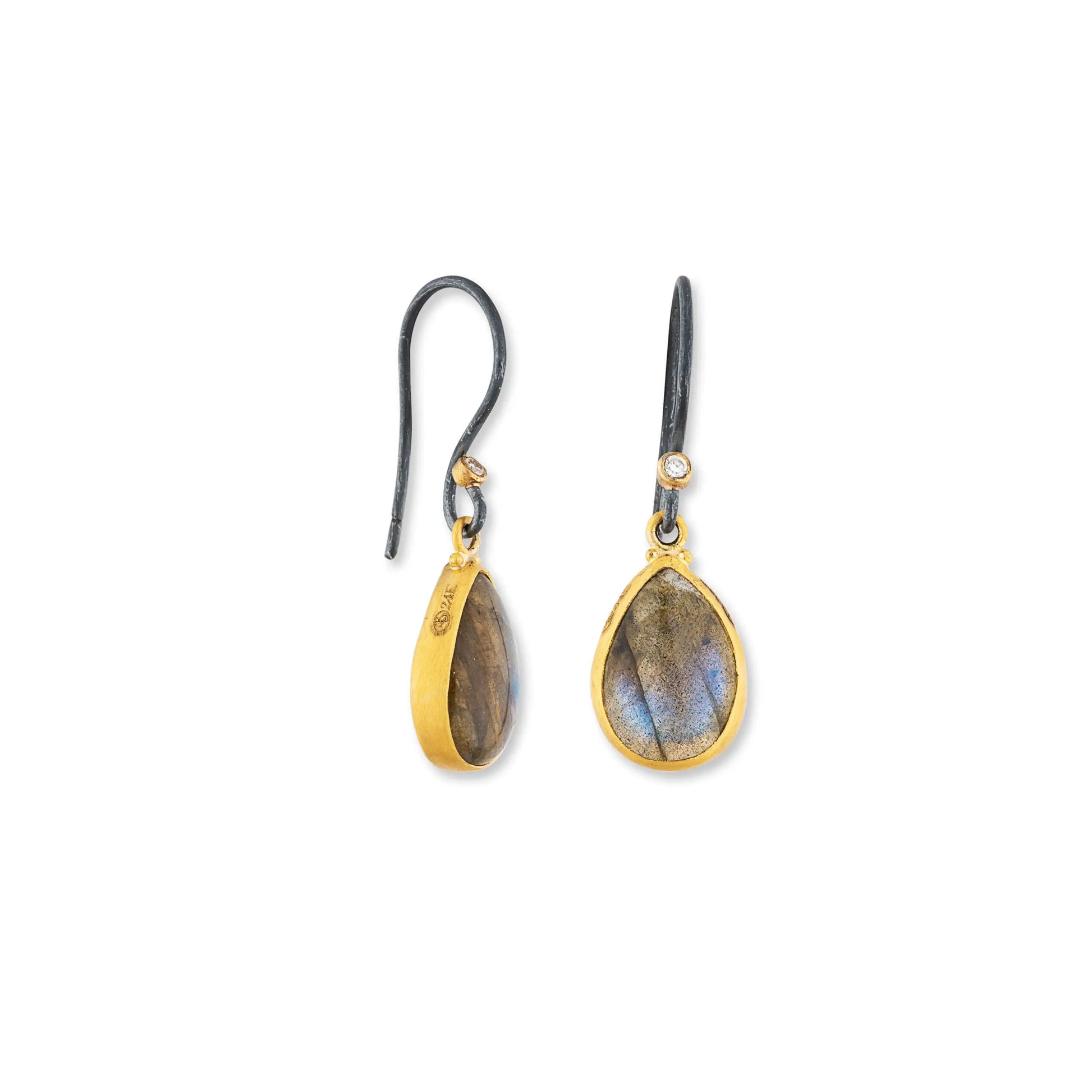 Labradorite Earrings