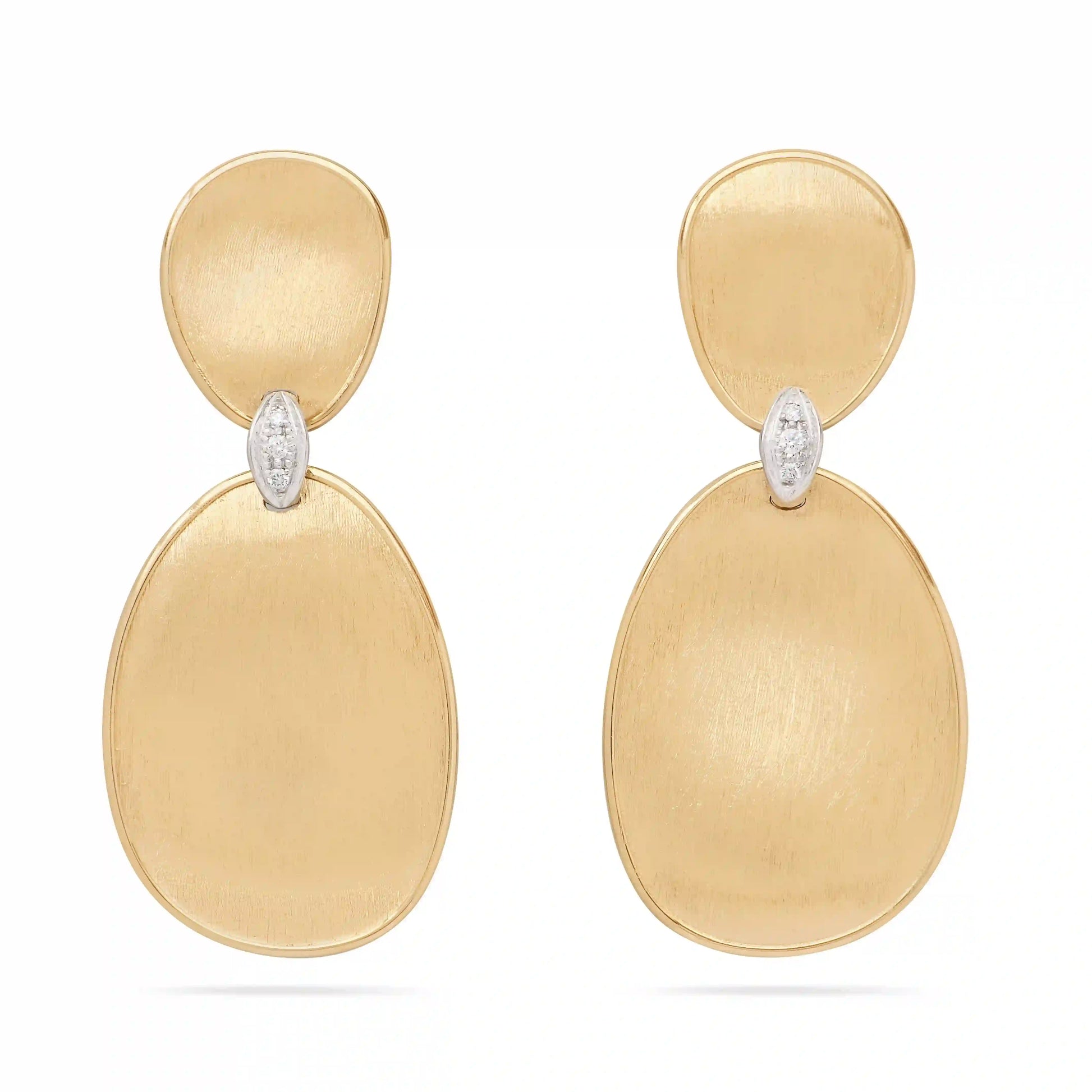 Diamond Lunaria Earrings