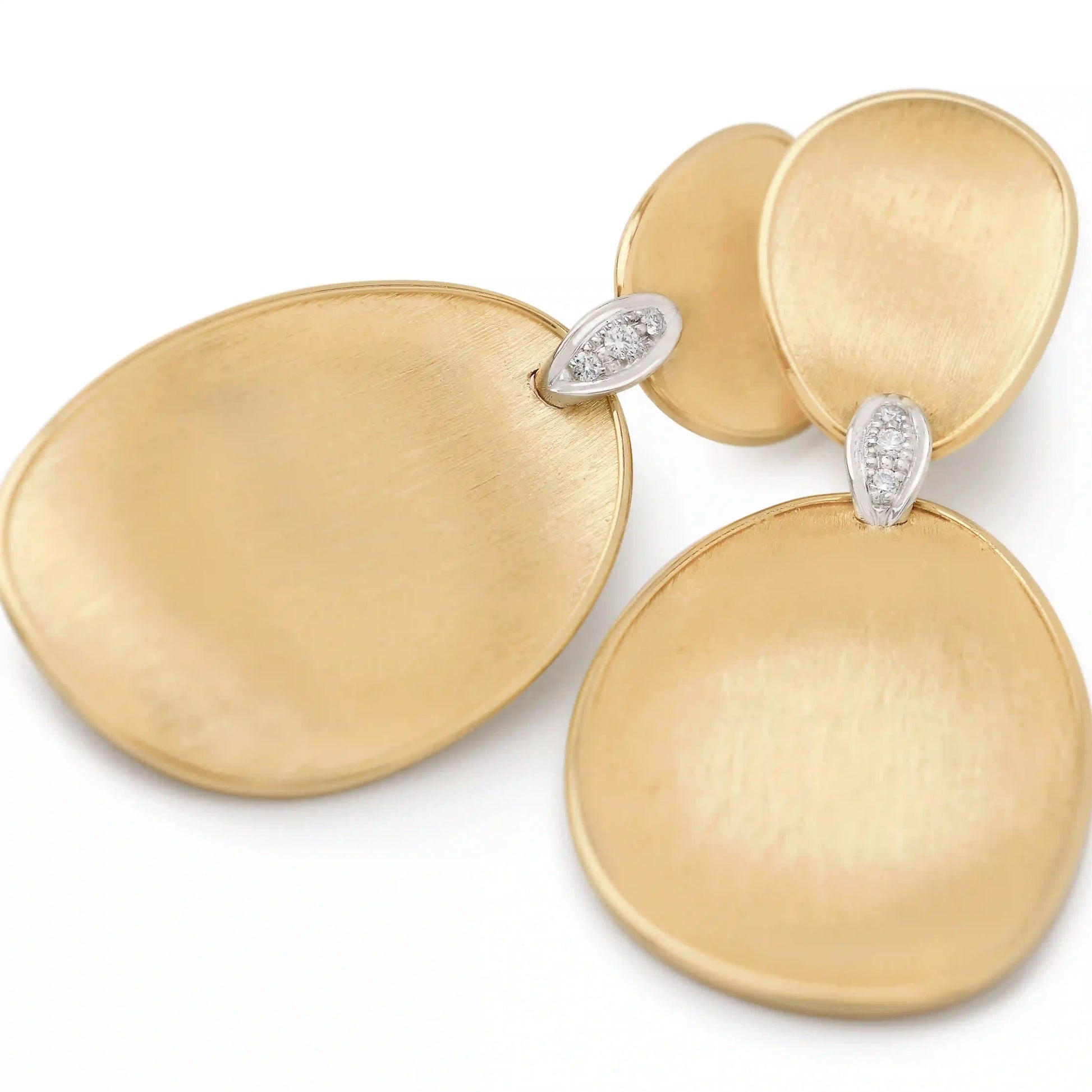 Diamond Lunaria Earrings