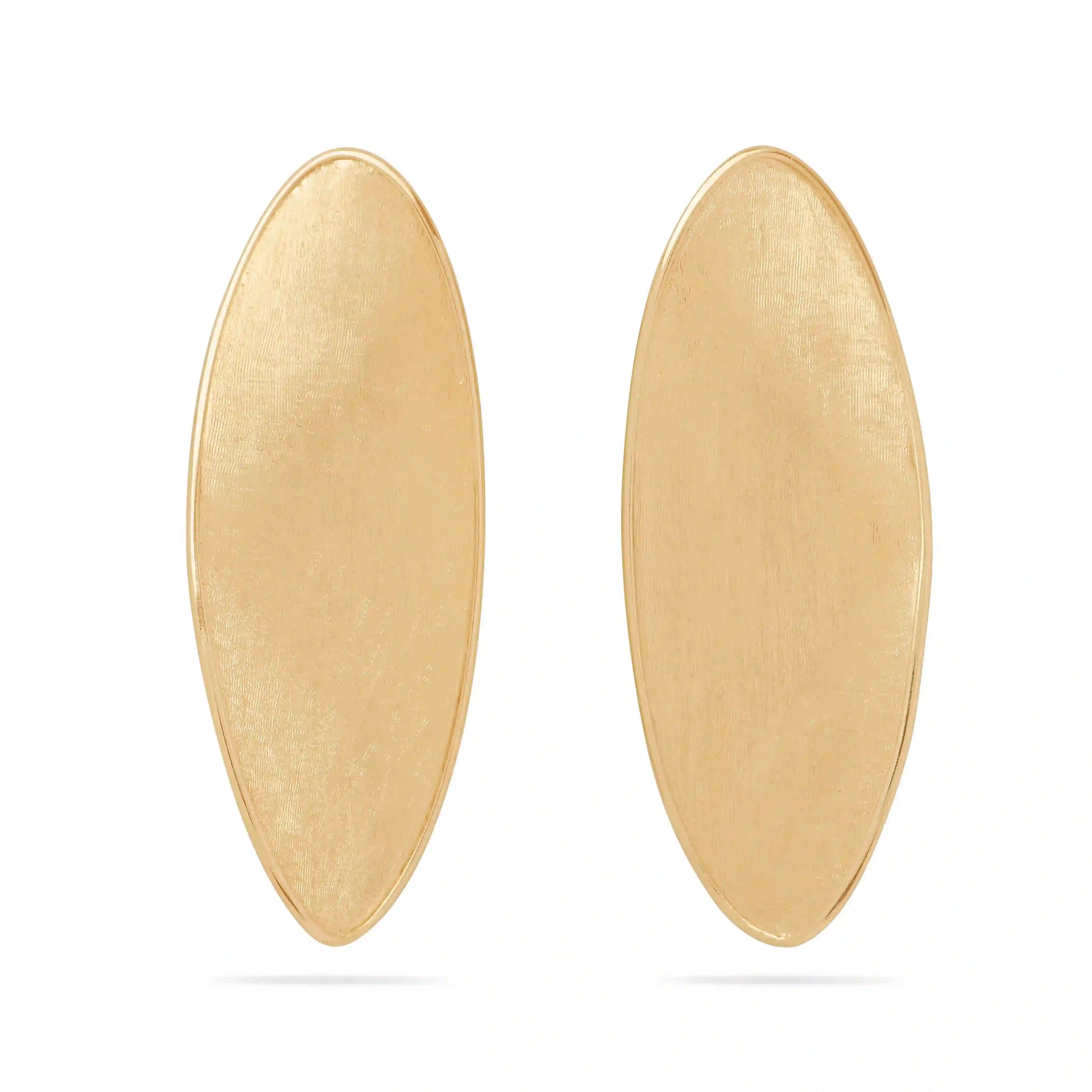 Gold Lunaria Twist Earrings