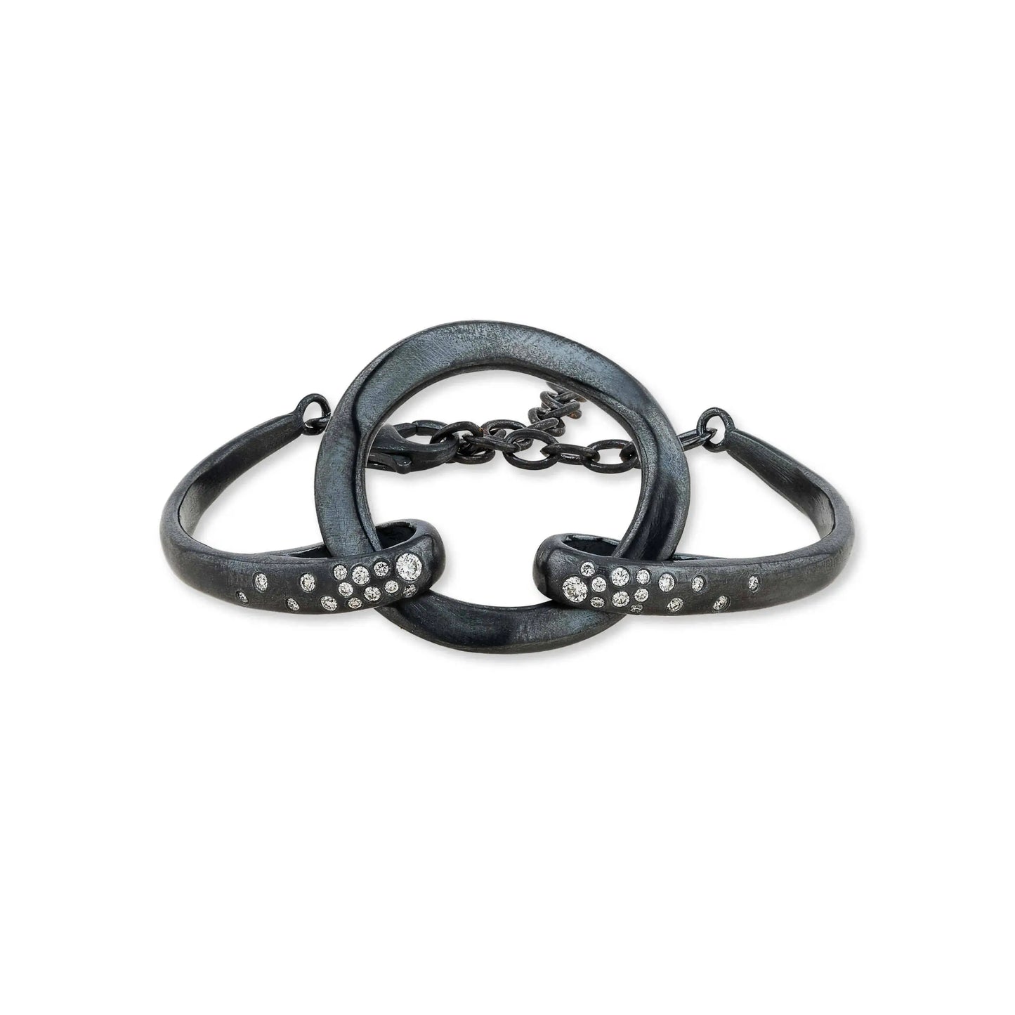 Oxidized Silver Bracelet