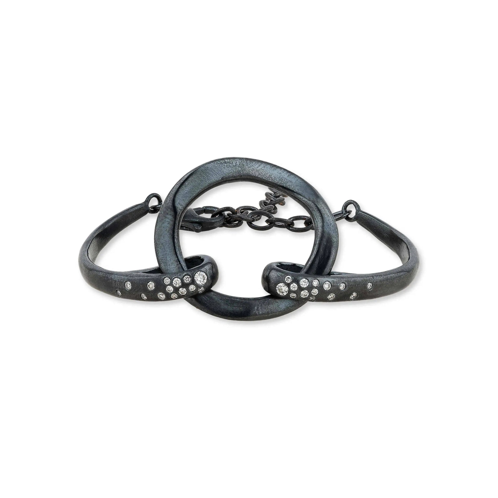 Oxidized Silver Bracelet