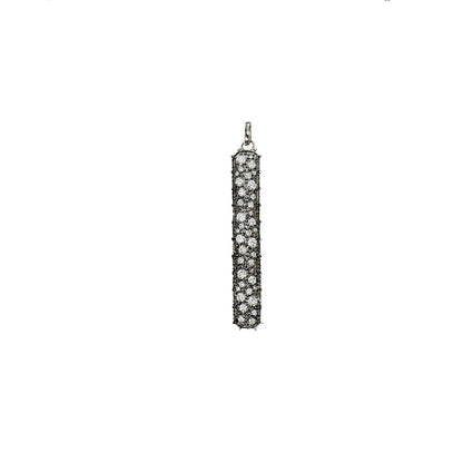 White Diamond Tag Pendant