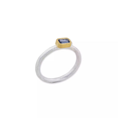 Sapphire Prismic Ring