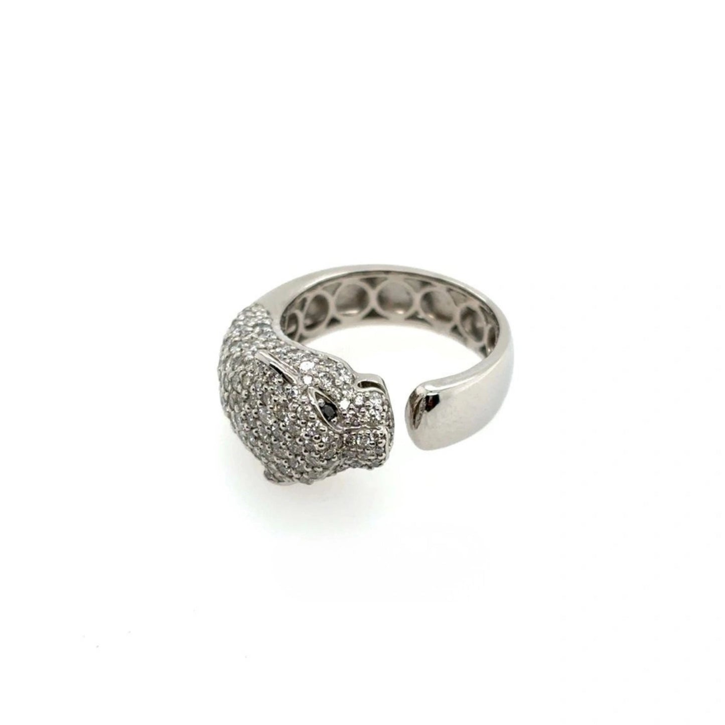 Diamond Panther Ring