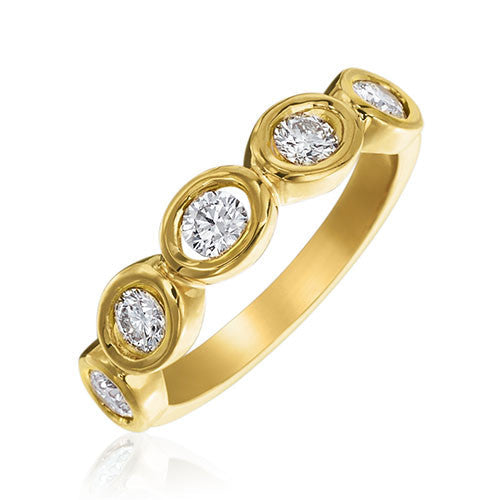 Gumuchian Oasis 18k Yellow Gold Illusion Diamond Ring