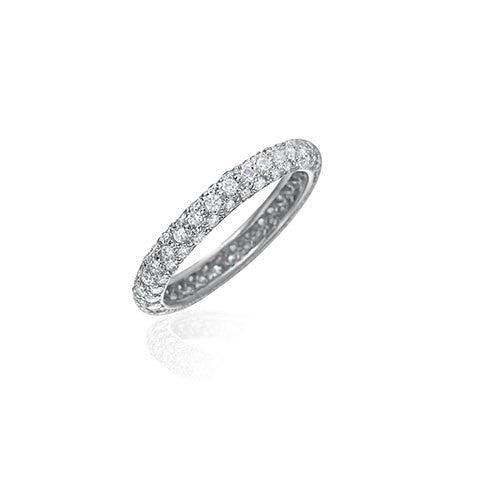 Gumuchian Bridal Platinum Diamond Eternity Wedding Band