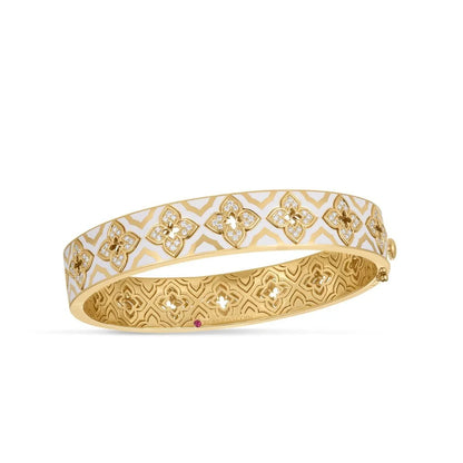 Diamond & Enamel Bangle
