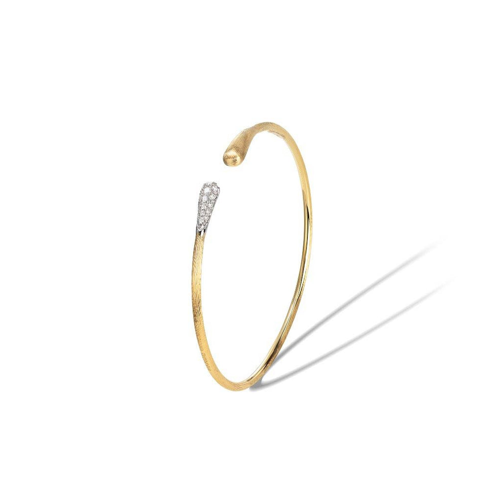 Marco Bicego Gold and Diamond Kissing Cuff Image 1