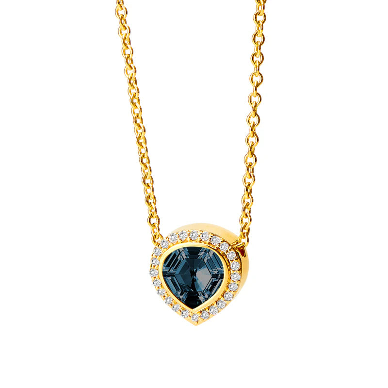 Blue Topaz Necklace