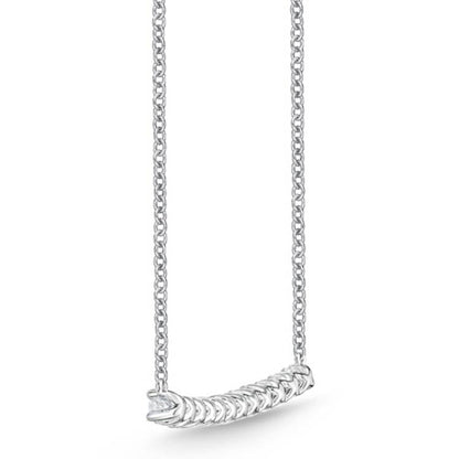 Diamond Bar Necklace