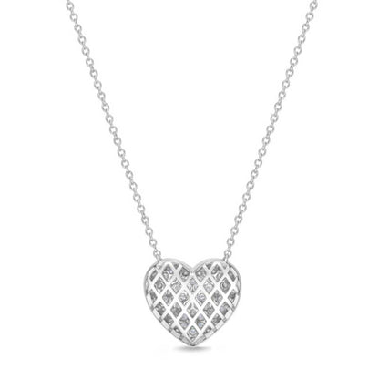 Pavé Heart Necklace