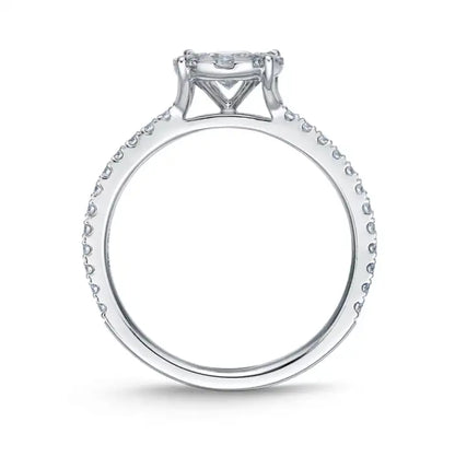Memoire Bouquet Solitaire Engagement Ring