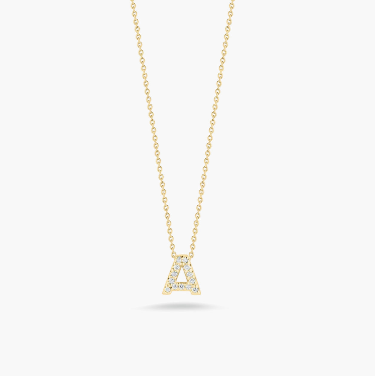 Tiny Treasures Diamond Love Letter Necklace