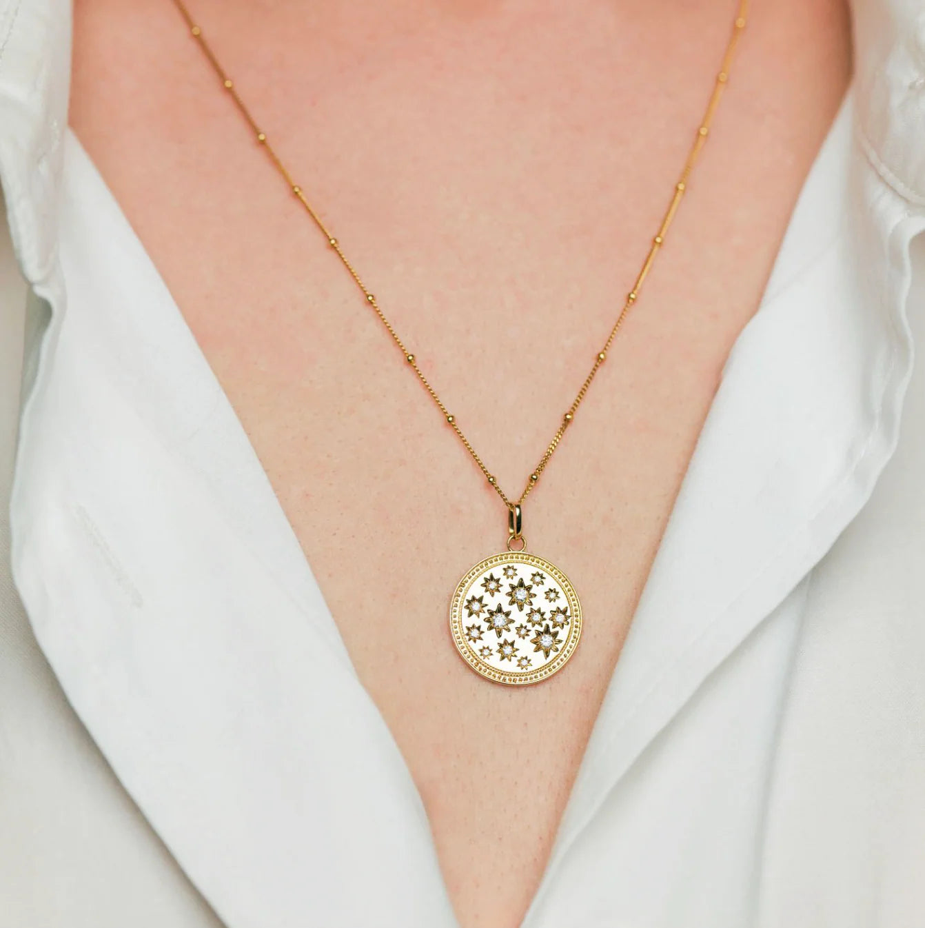 White Diamond Pendant