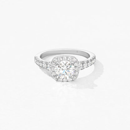 Hearts On Fire Transcend Premier Custom Halo Engagement Ring