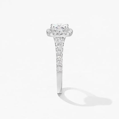 Hearts On Fire Transcend Premier Custom Halo Engagement Ring