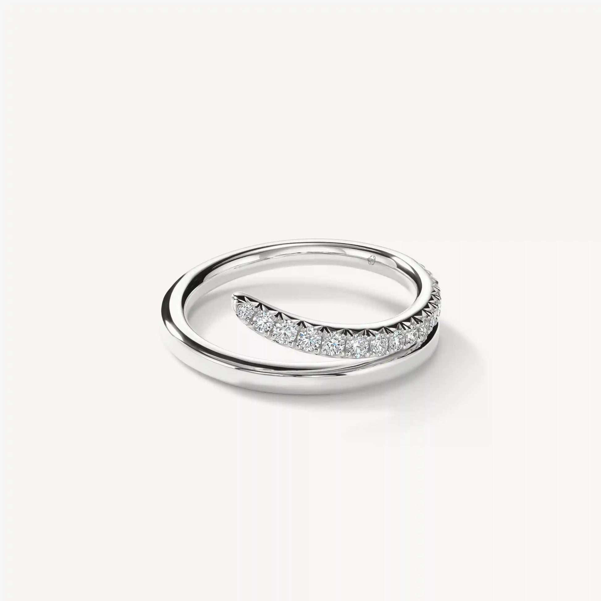 French Cut Pavé Diamond Ring