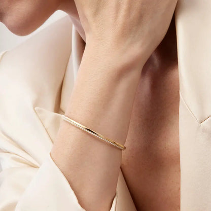 Barre Pave Bangle 