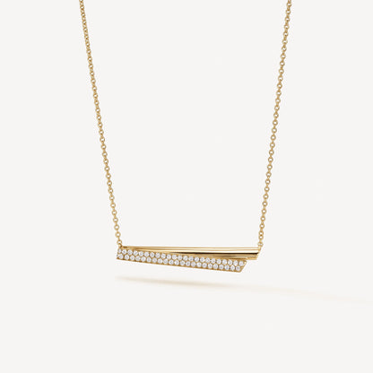 Diamond Flip Pendant Necklace