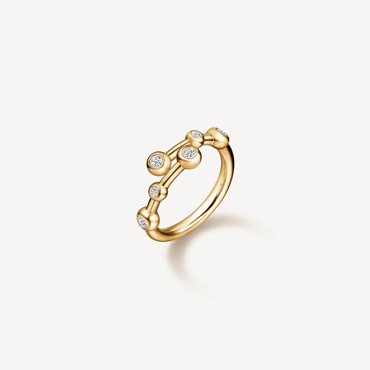 Yellow Gold Dream Bypass Ring