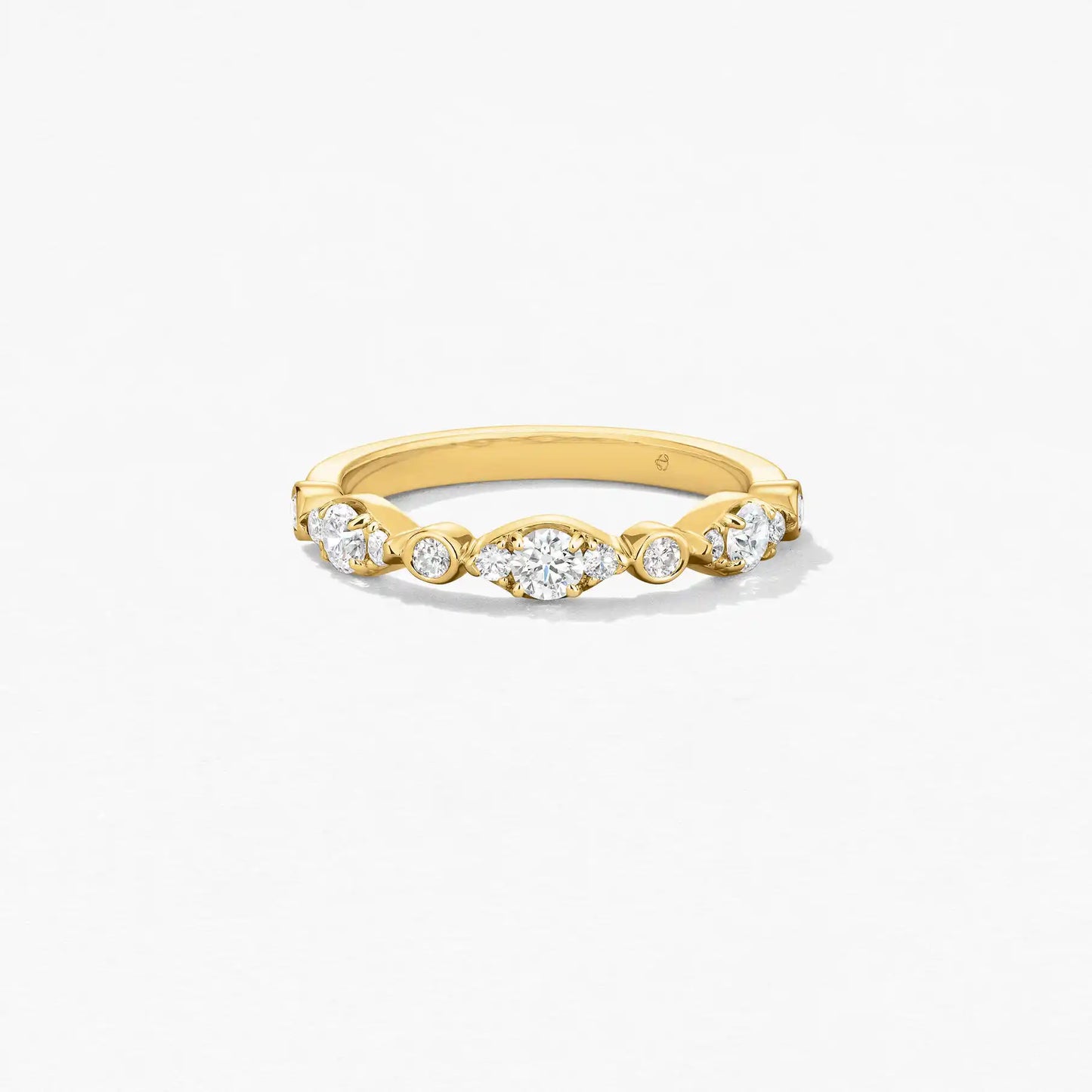 Gold Bezel Regal Band