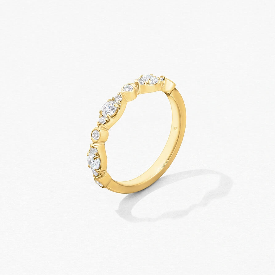 Gold Bezel Regal Band