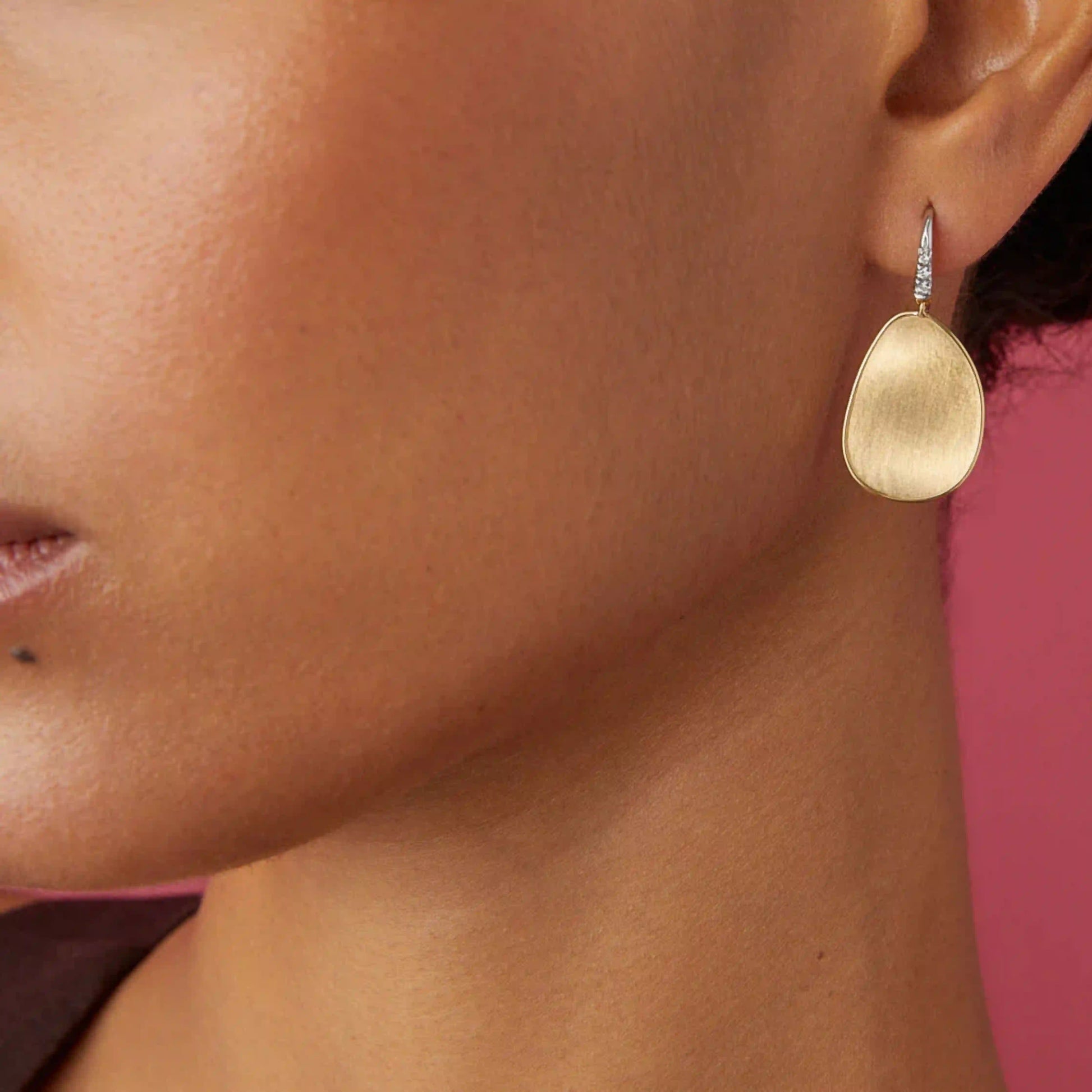 Lunaria Petal Drop Earrings