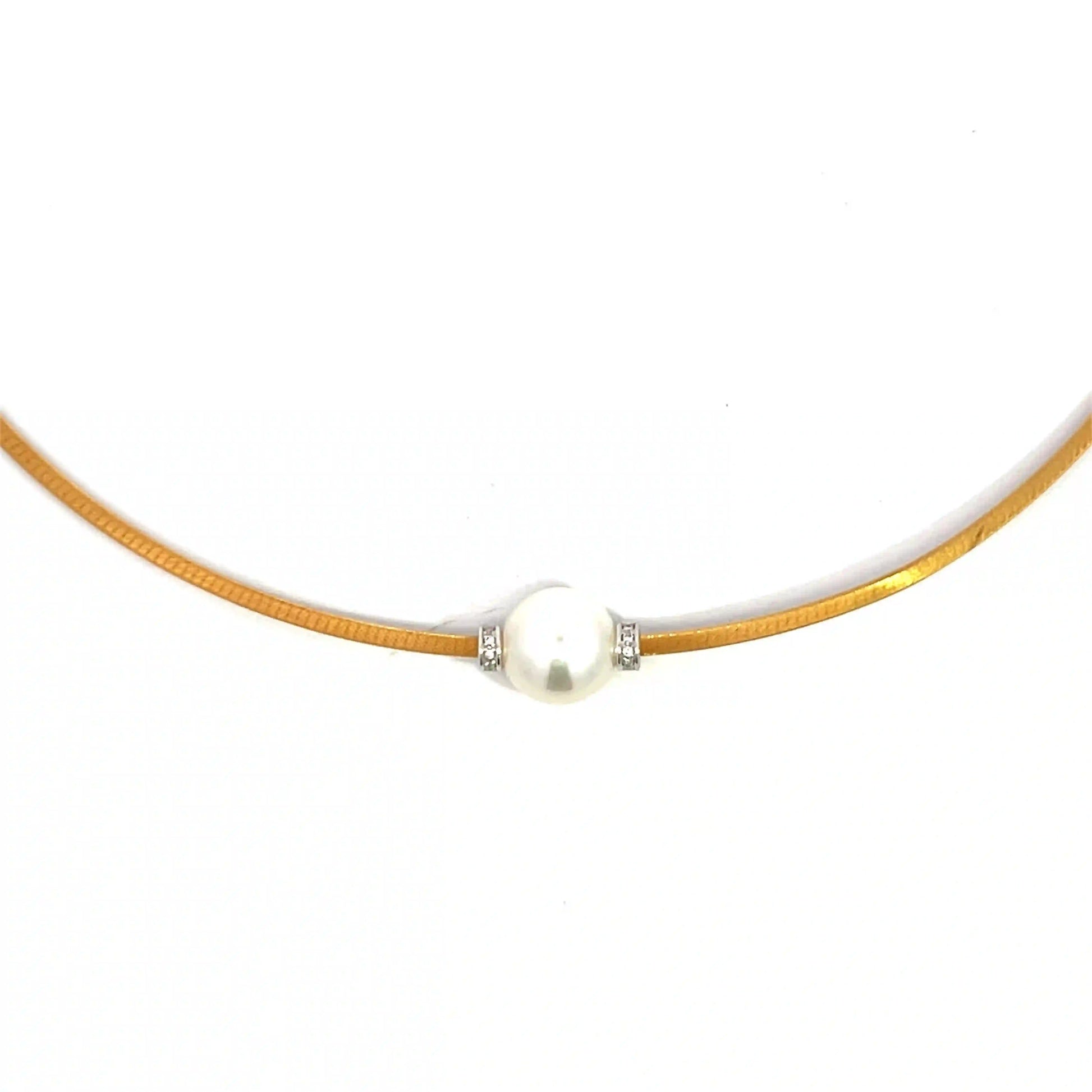  Diamond & Pearl Necklace