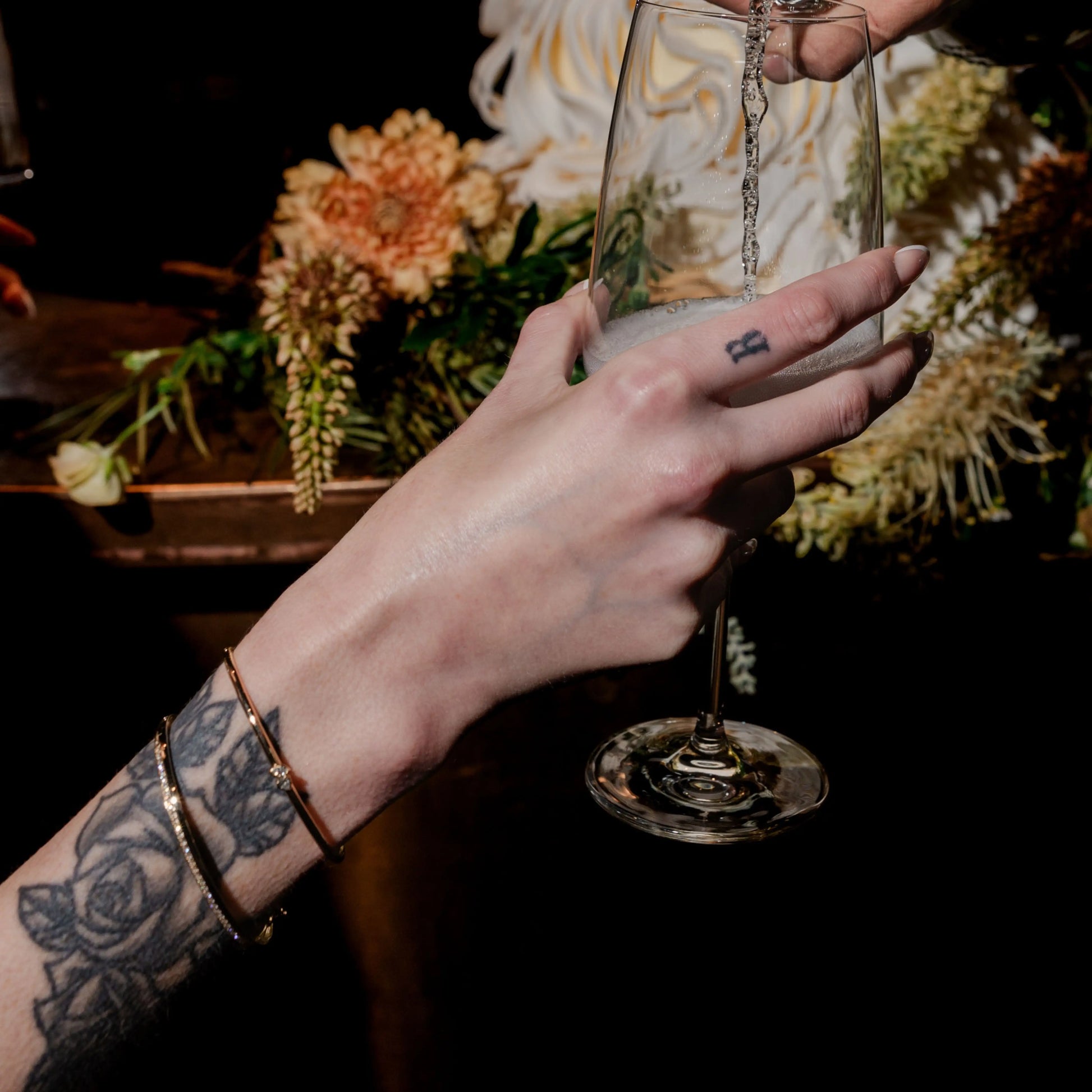 Two Stone Plié Bangle