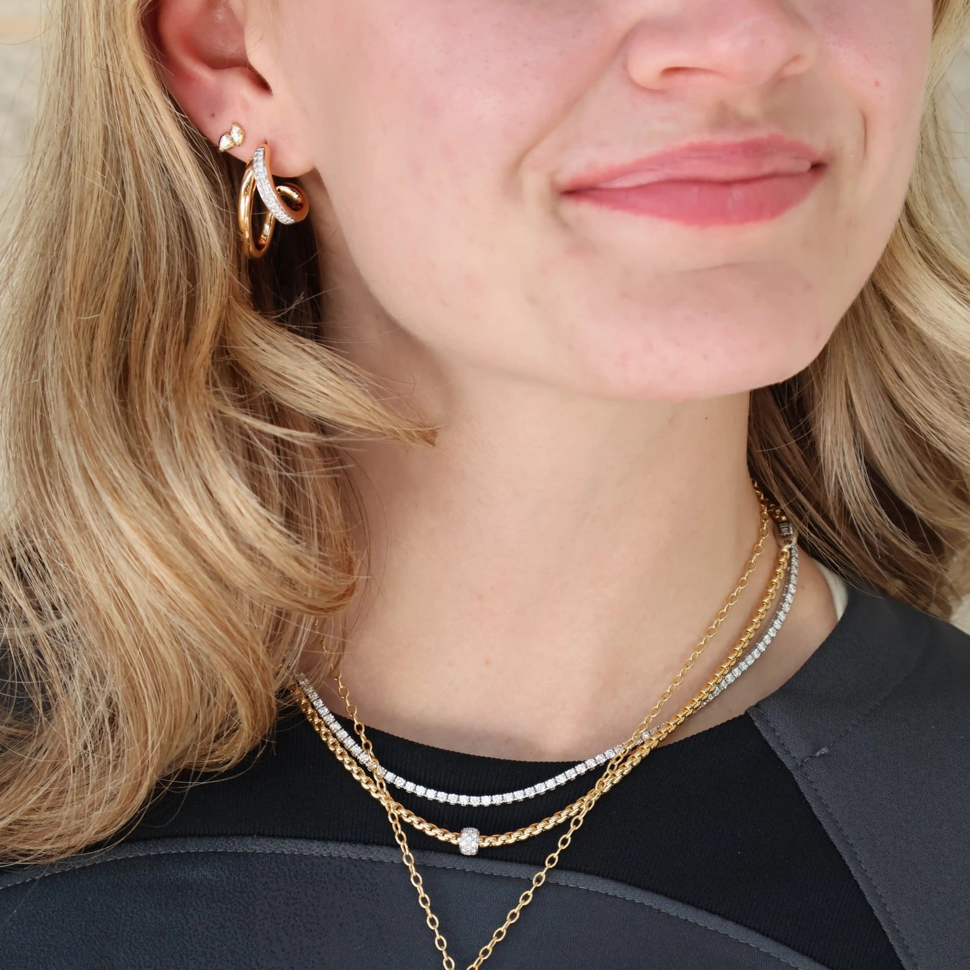 Diamond Posey Studs
