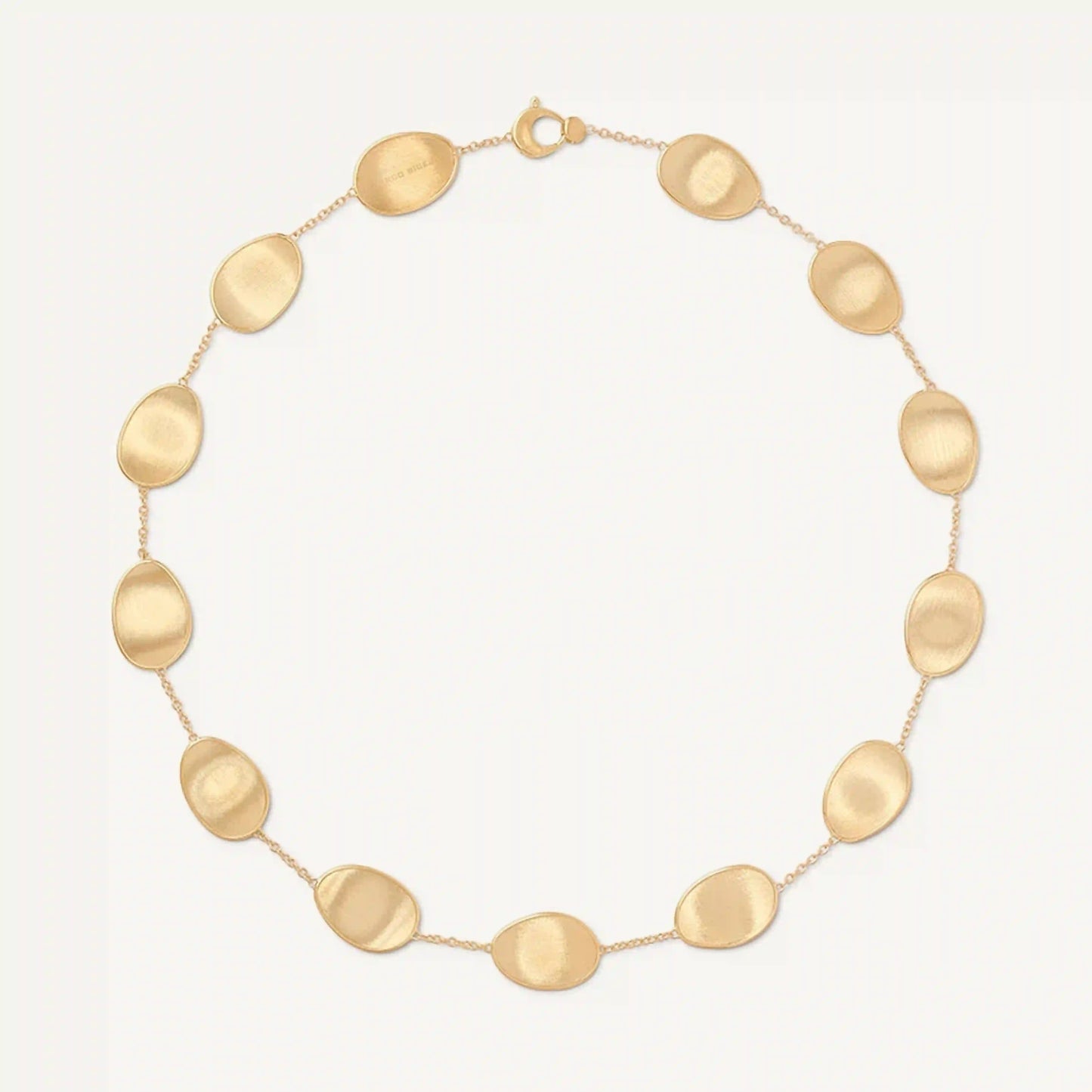  Yellow Gold Single-Strand Petal Necklace