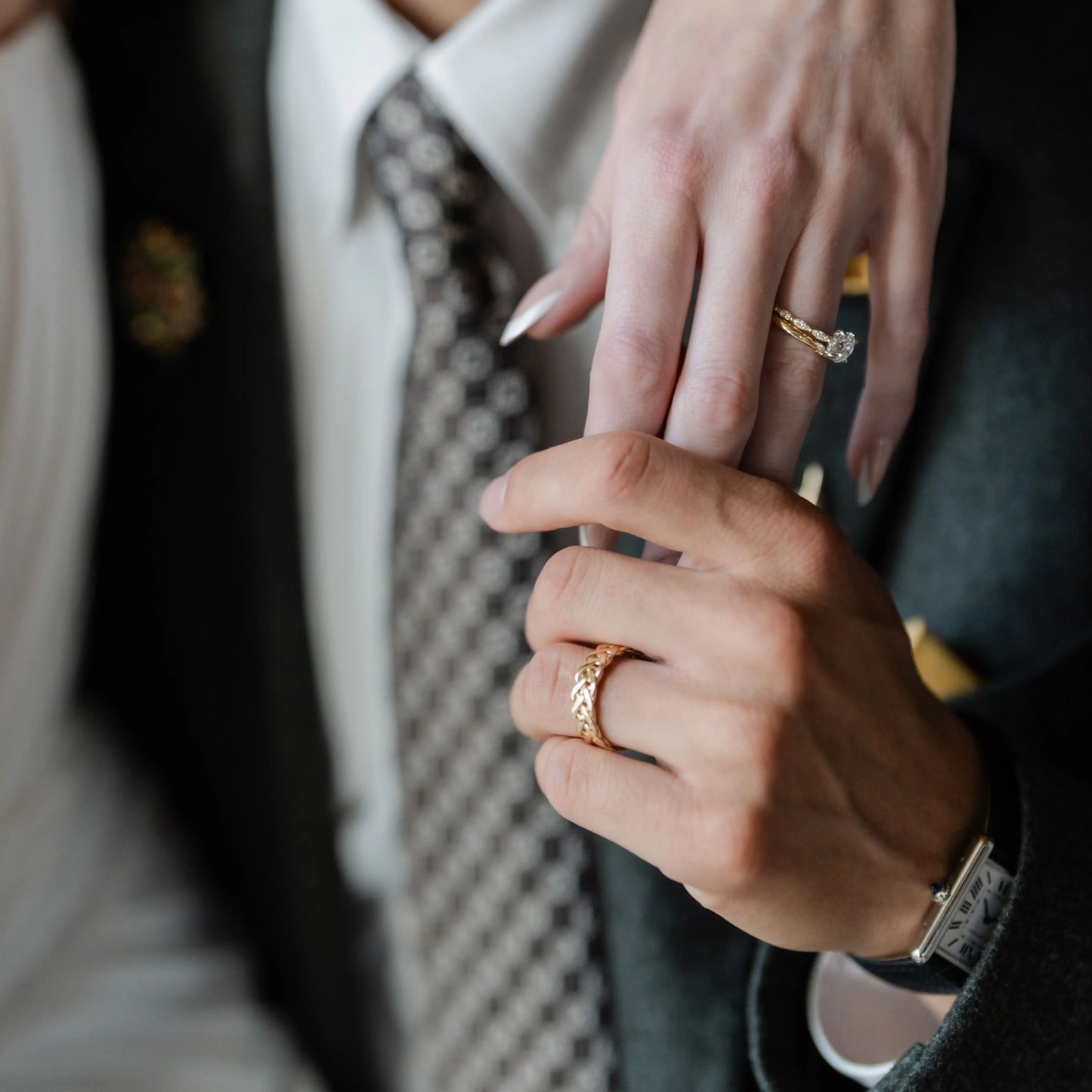 Woven Gold Band