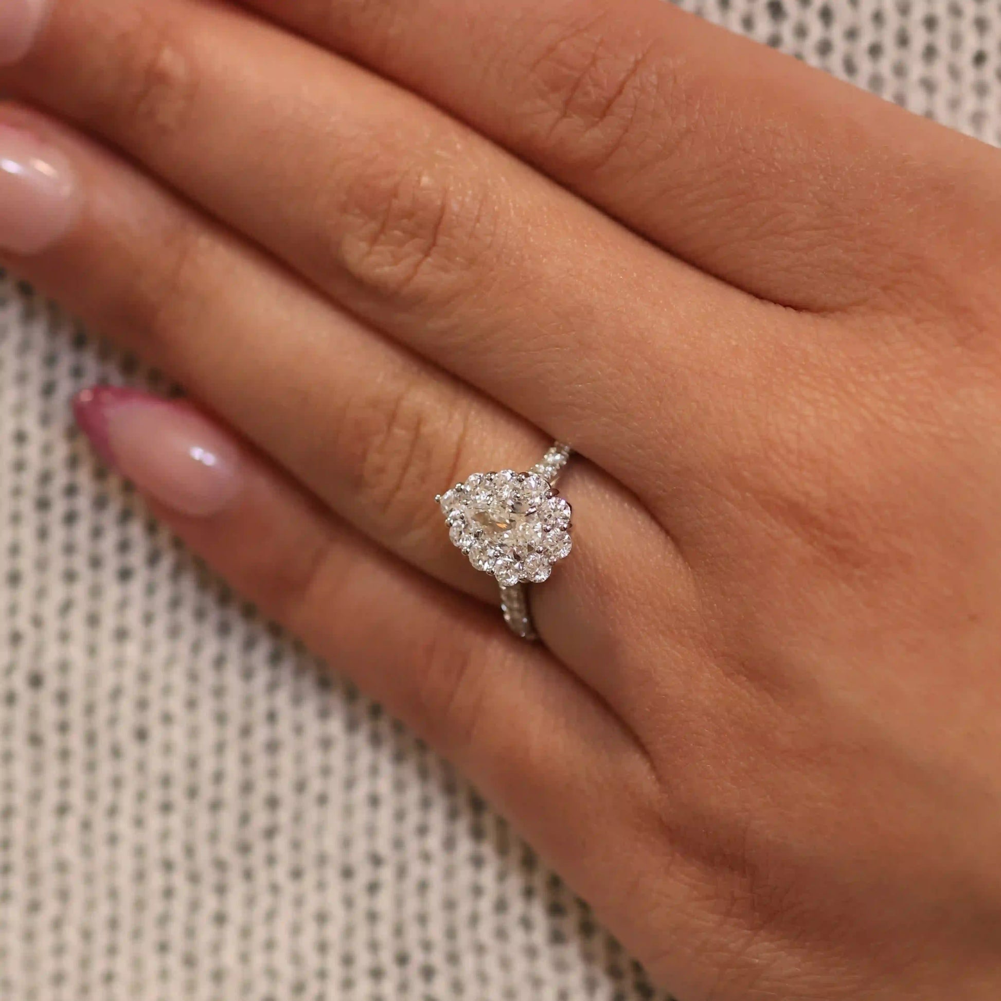 Pear Shape Diamond Engagement Ring