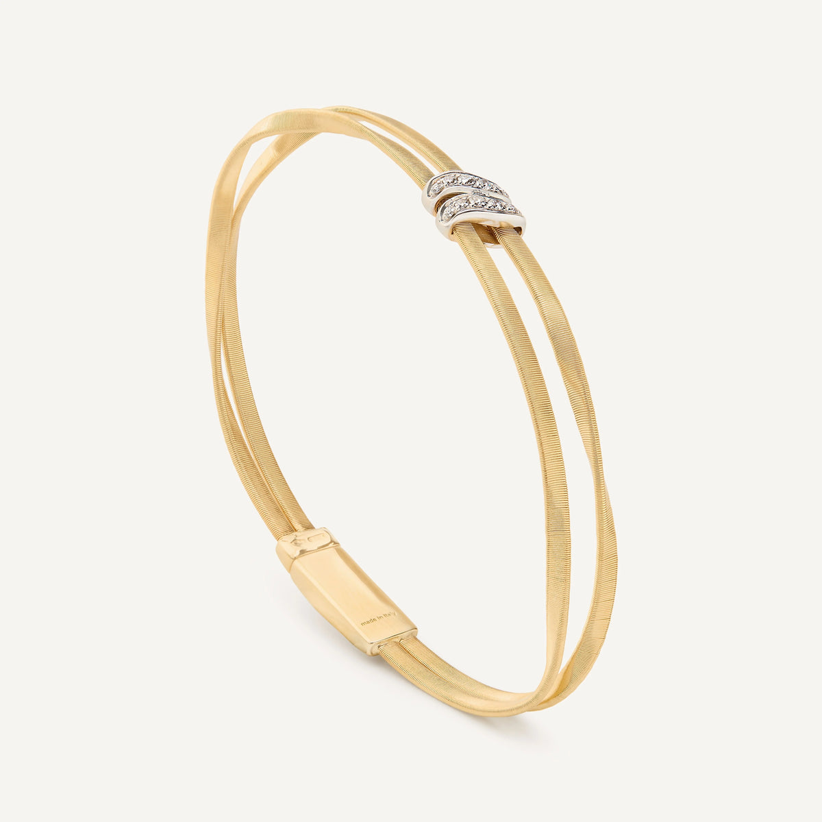 Yellow Gold Two Strand Bracelet