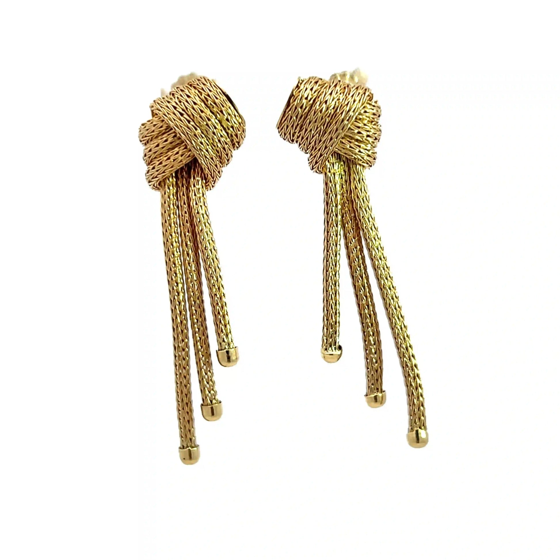 Knot Drop Earrings