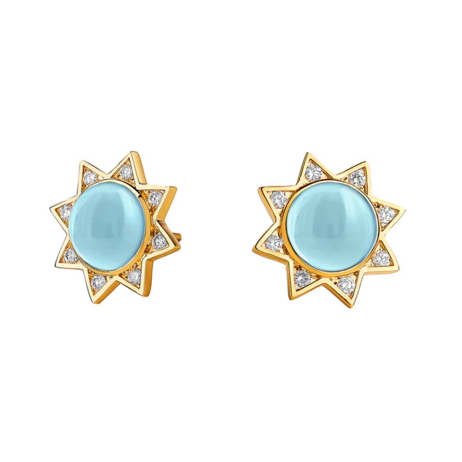 Topaz Stud Earrings