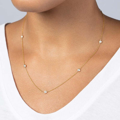  Seven Station Diamond Necklace