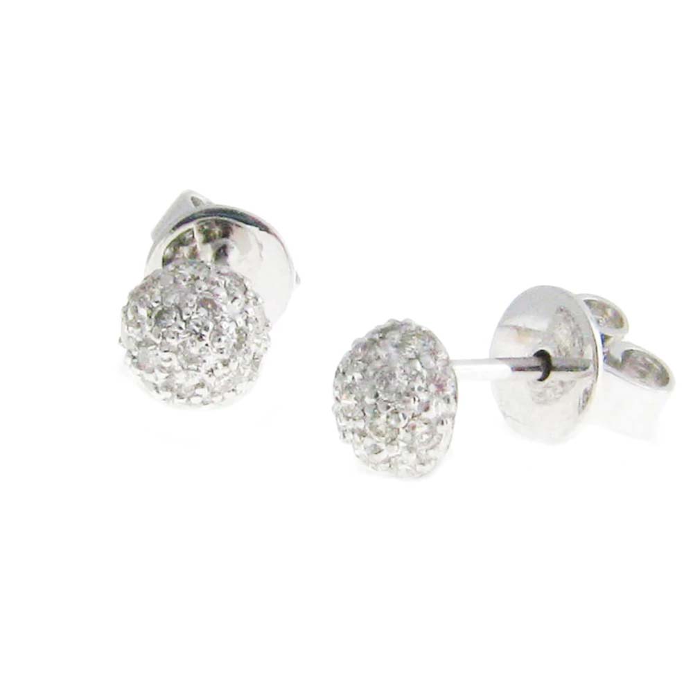 Pavé Ball Stud Earrings