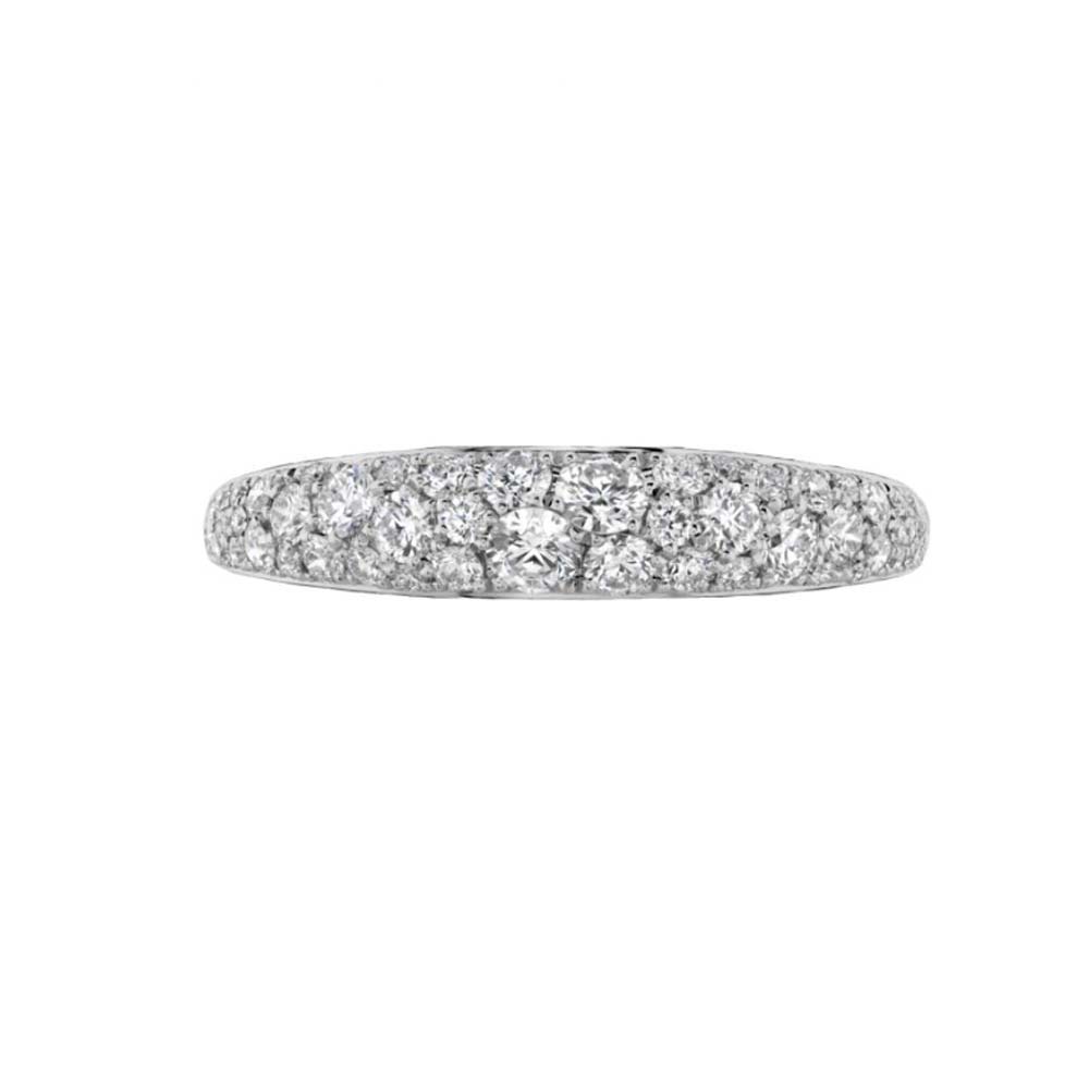 white gold Grace Domed diamond ring