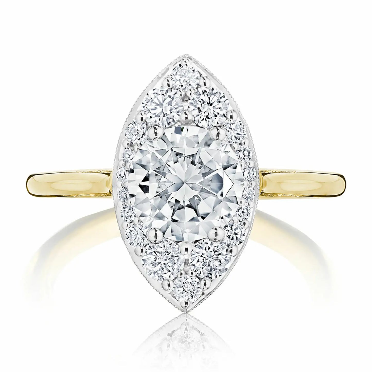 Round Bloom Engagement Ring
