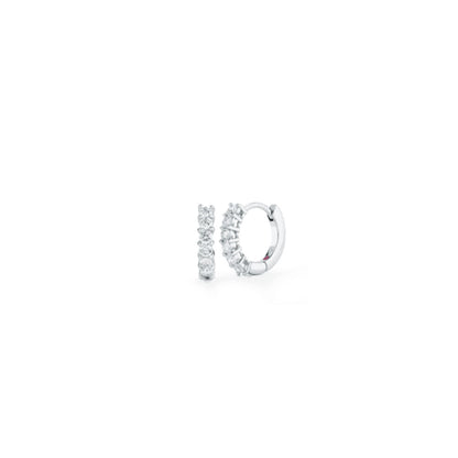 Gold Huggy Diamond Earrings