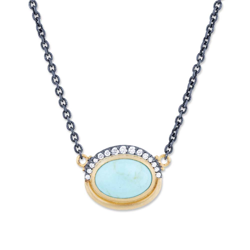 Turquoise Luna Necklace