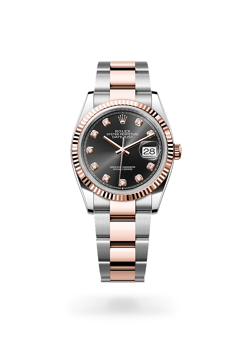 rolex Datejust in Everose Rolesor - combination of Oystersteel and Everose gold,  - Walters & Hogsett