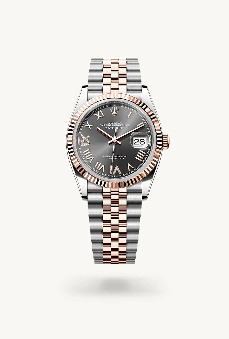 Rolex Datejust in Everose Rolesor - combination of Oystersteel and Everose gold, M126231-0047 - Walters & Hogsett