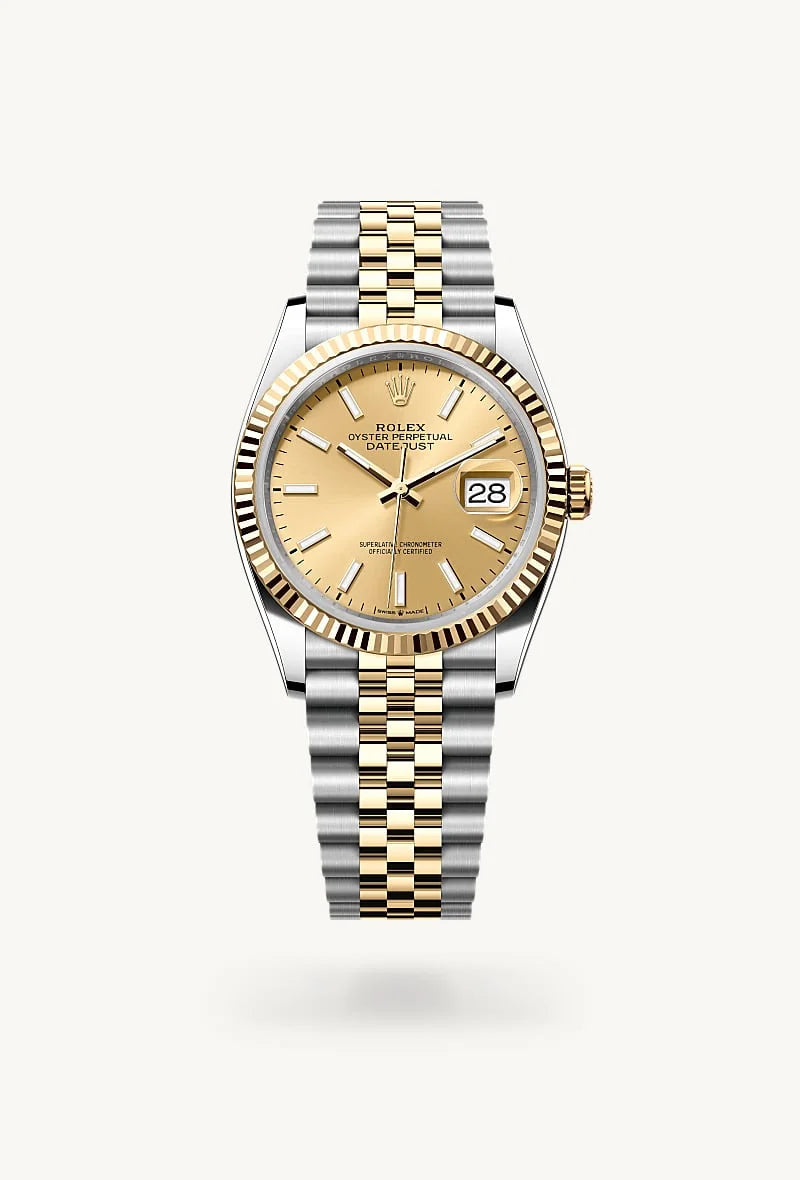 Rolex Datejust in Yellow Rolesor - combination of Oystersteel and yellow gold, M126233-0015 - Walters & Hogsett