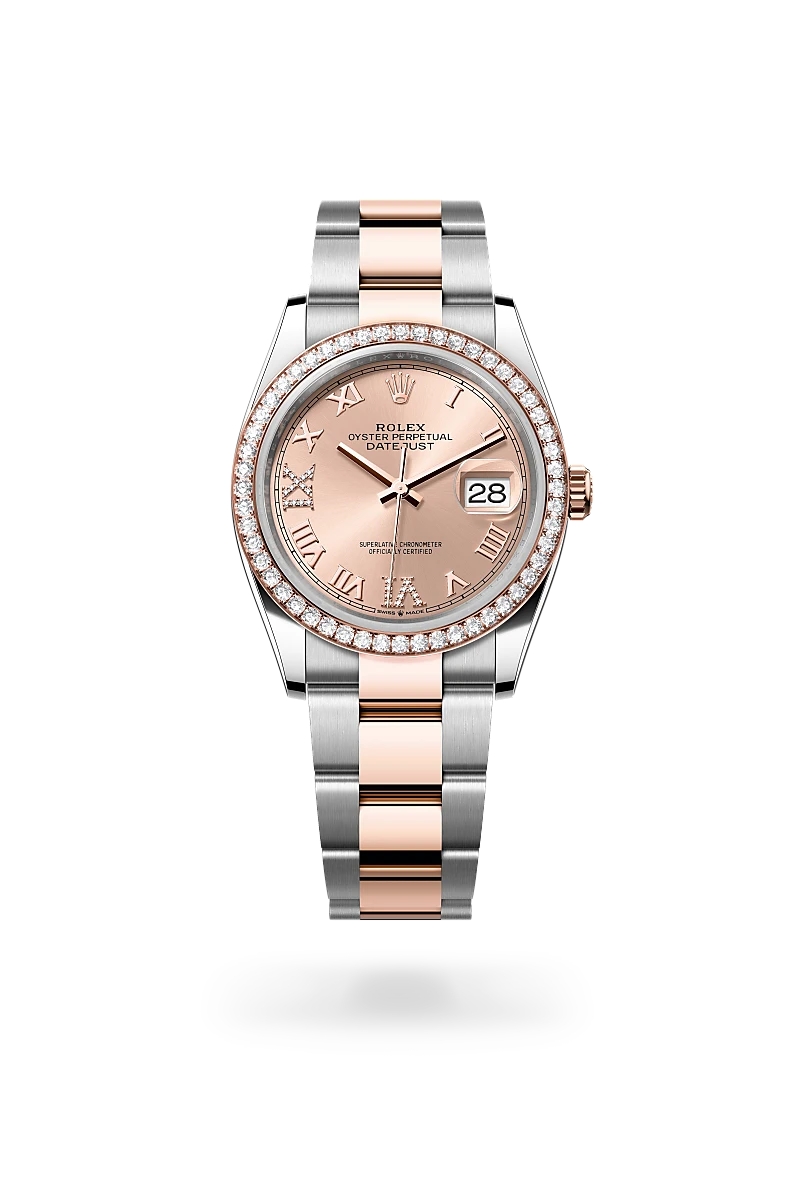 Rolex Datejust in Everose Rolesor - combination of Oystersteel and Everose gold, M126281RBR-0016 - Walters & Hogsett