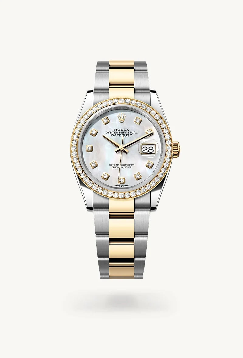 Rolex Datejust in Yellow Rolesor - combination of Oystersteel and yellow gold, M126283RBR-0010 - Walters & Hogsett