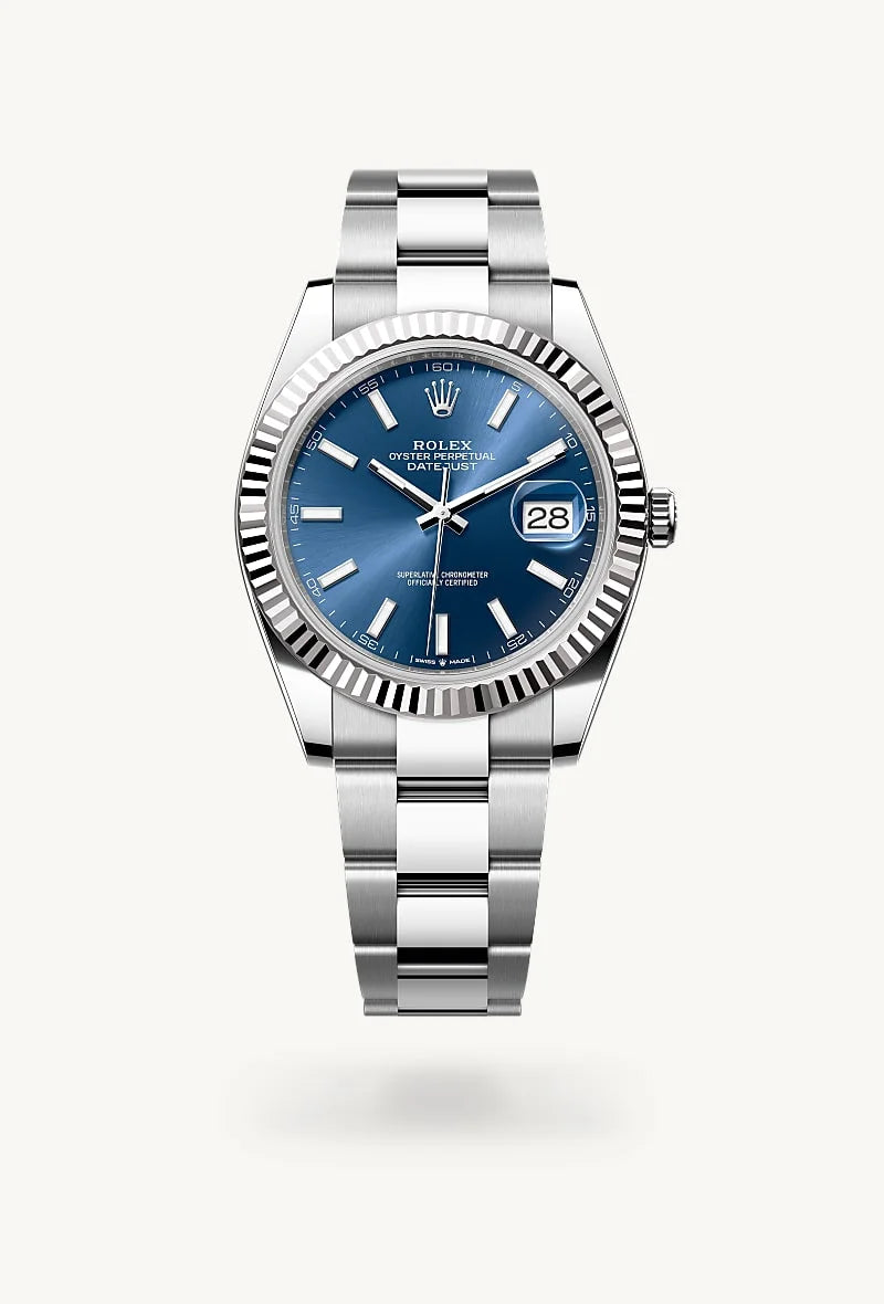 Rolex Datejust in White Rolesor - combination of Oystersteel and white gold, M126334-0001 - Walters & Hogsett