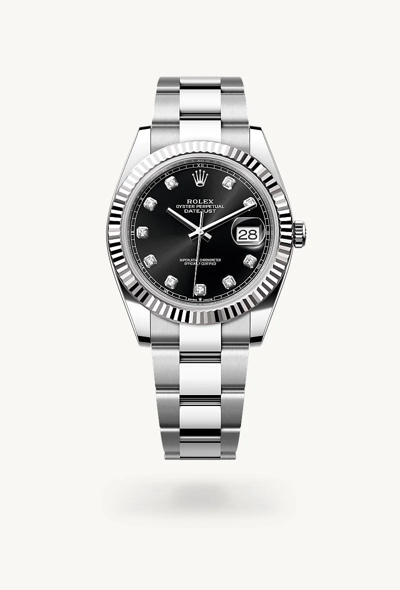 Rolex Datejust in White Rolesor - combination of Oystersteel and white gold, M126334-0011 - Walters & Hogsett
